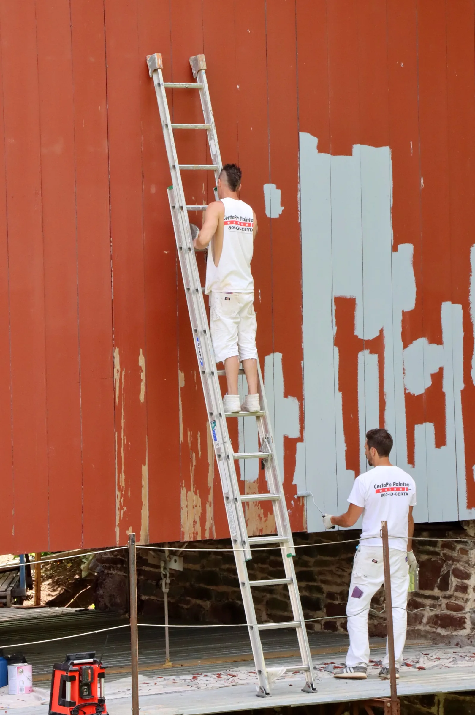 Chantier de peinture a Eysines